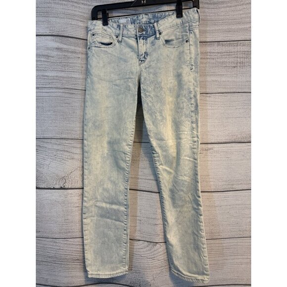 Gap 1969 Always Skinny Acid Wash Jeans Size 27 - Picture 1 of 3